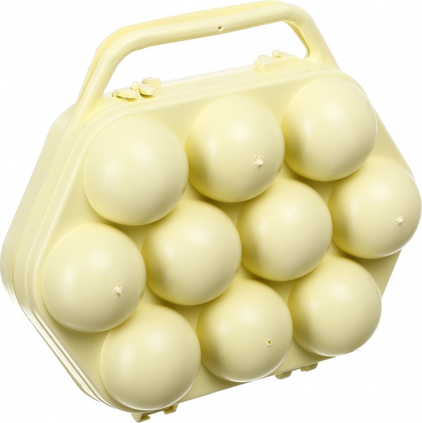 Лоток на 10 яиц пластик красный