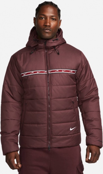 Пуховик Nike M NSW REPEAT SYN FILL JKT DX2037-652 р.2XL бордовий