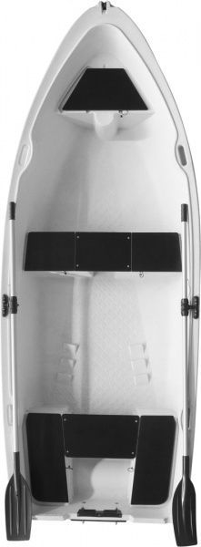 Моторная лодка пластиковая RKM-350 серая