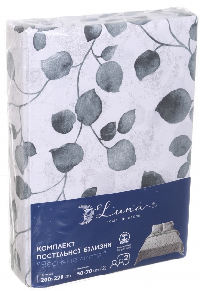 Комплект постельного белья Basic Весна премиум 2.0 зеленый Luna 