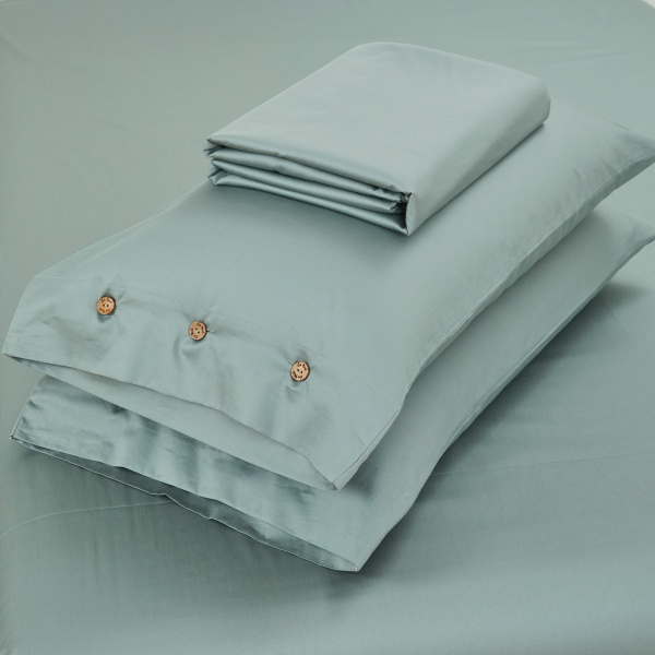 Комплект постільної білизни Solido 2 зелений La Nuit 