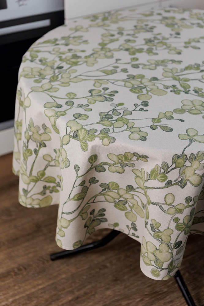 Скатертина БОТАНІКА Ø 160 см La Nuit