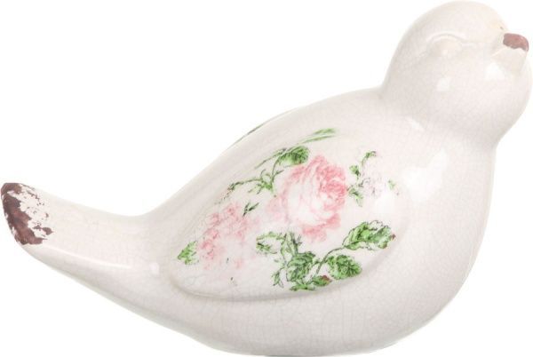 Статуэтка Птичка декоративная Чайная роза D888-T01-L02