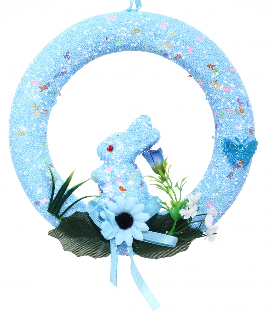 Украшение пасхальное Заяц 16см 37108-9