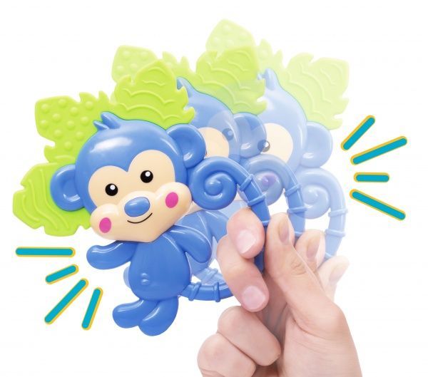 Брязкальце-прорізувач для зубів Bebelino Мавпочка 58100