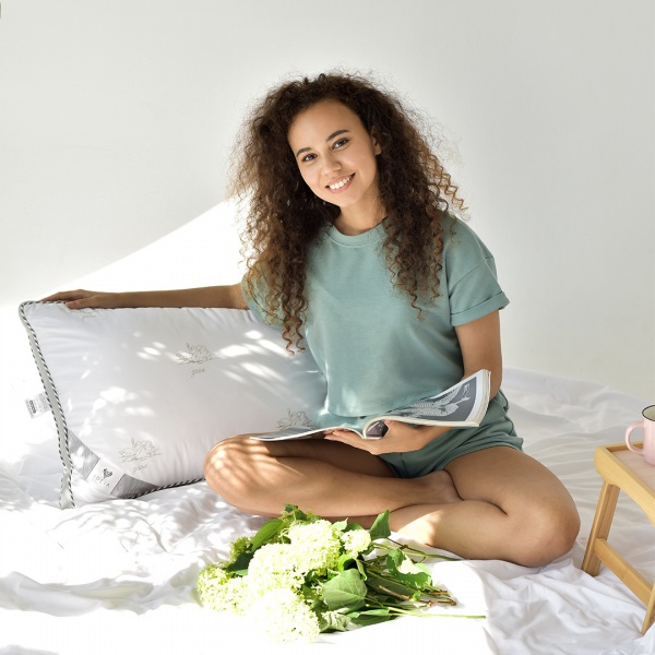 Подушка трехкамерная Classica Soft 3D 50х70 см IDEIA 50x70 белый с серебристым