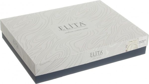 Комплект постільної білизни Emboss 2 айворі Sesli Tekstil 