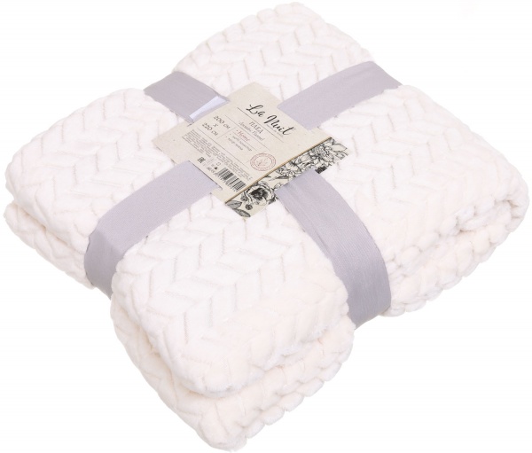 Плед flannel plush 200x220 см мокко La Nuit 