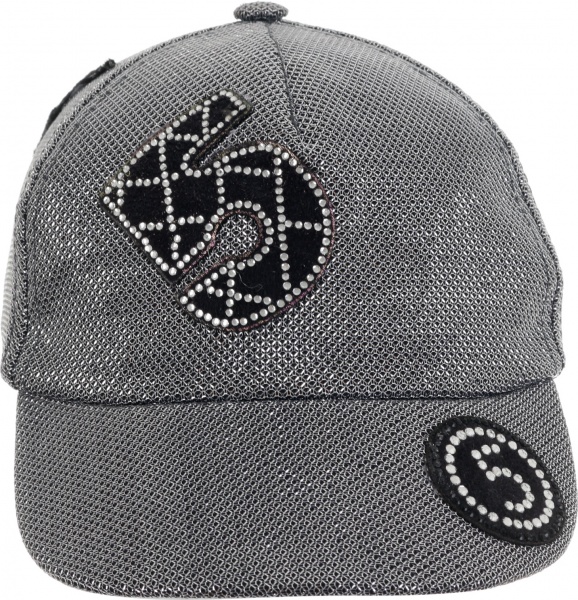 Кепка для девочек Pampona 21 L 19 р.50 серебряный 