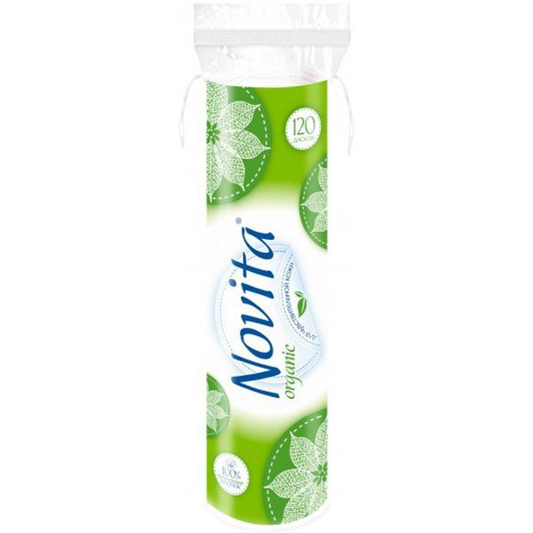 Ватные диски Novita оrganic 120 шт.