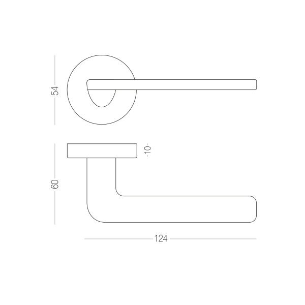 Ручка на розетке MVM Z-1809 SC сатин хром