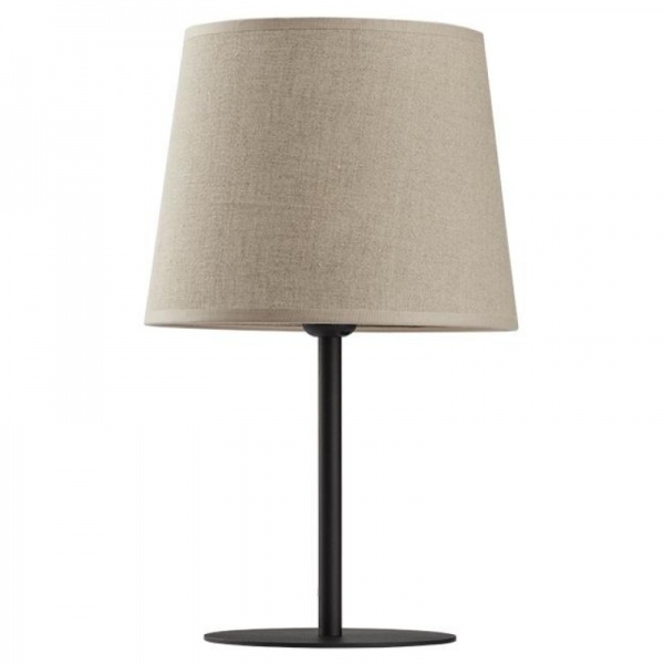 Настільна лампа декоративна TK Lighting Chicago 1PL-5150 1x15 Вт E27 чорний льон 
