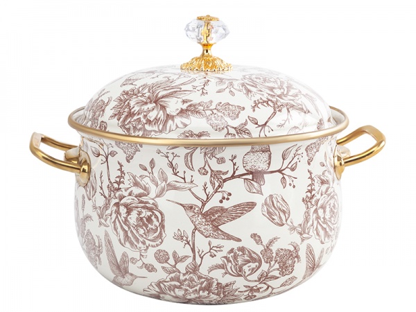 Кастрюля с крышкой Bird 3,8 л Elmani