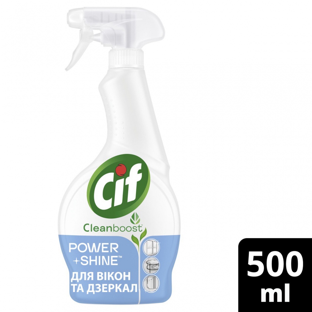 Средство моющее для стекла и зеркал Cif Power&Shine 0,5 л
