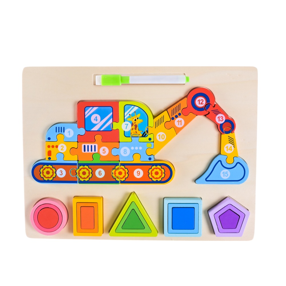 Пазл-вкладиш Shantou в асортименті 29,7х22,2 см C15043