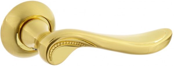 Ручка на розетке  Linde А-2009 полированная латунь