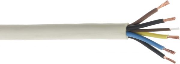 Кабель силовой многожильный Мастер Кабель ПВС 5х1,5 медь 