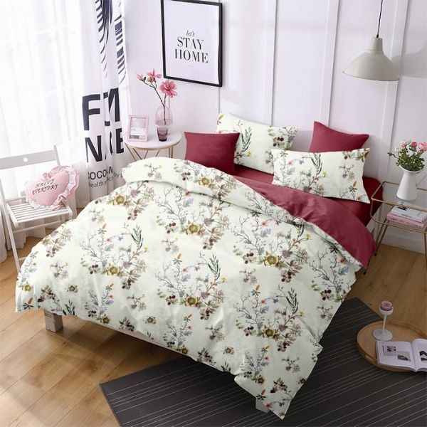 Комплект постельного белья Осенние Цветы 1,5 Word of Dream 