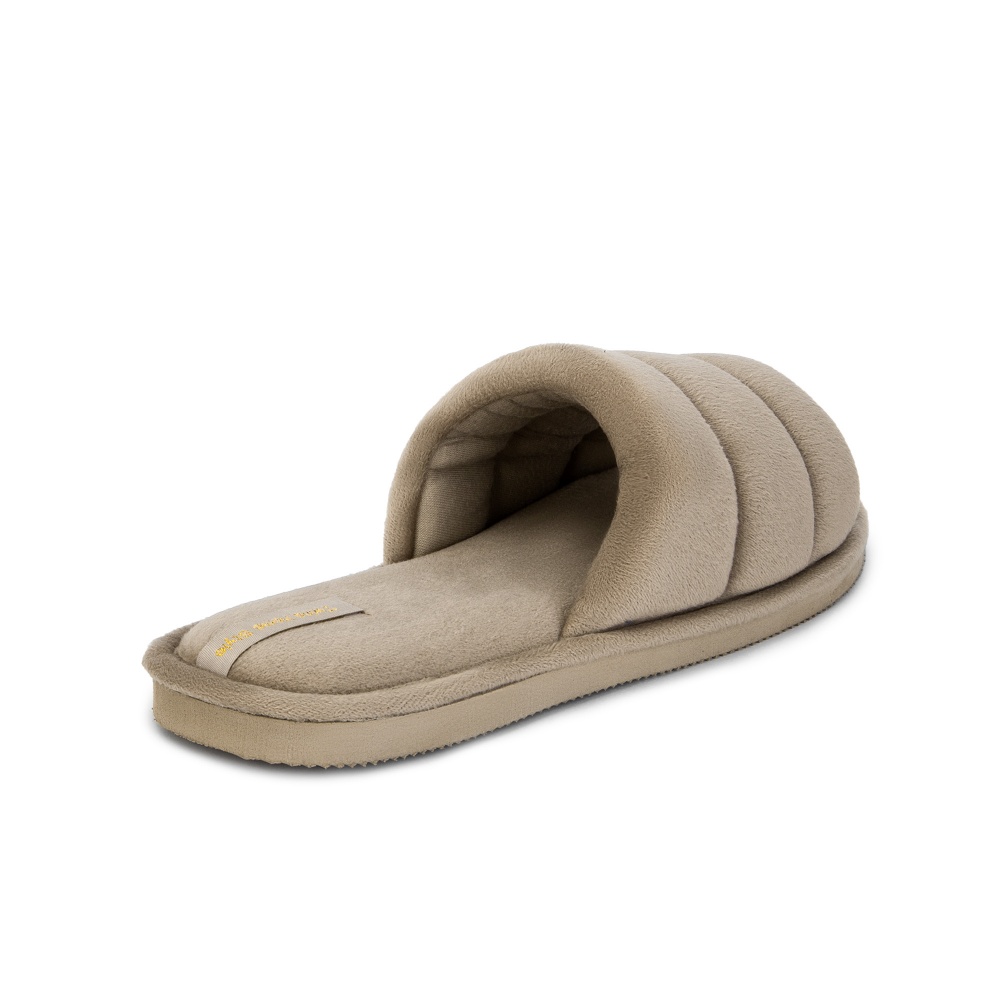 Тапки домашние Twins HS-VL плюшевые с прошивкой 13817 р.40 бежевый