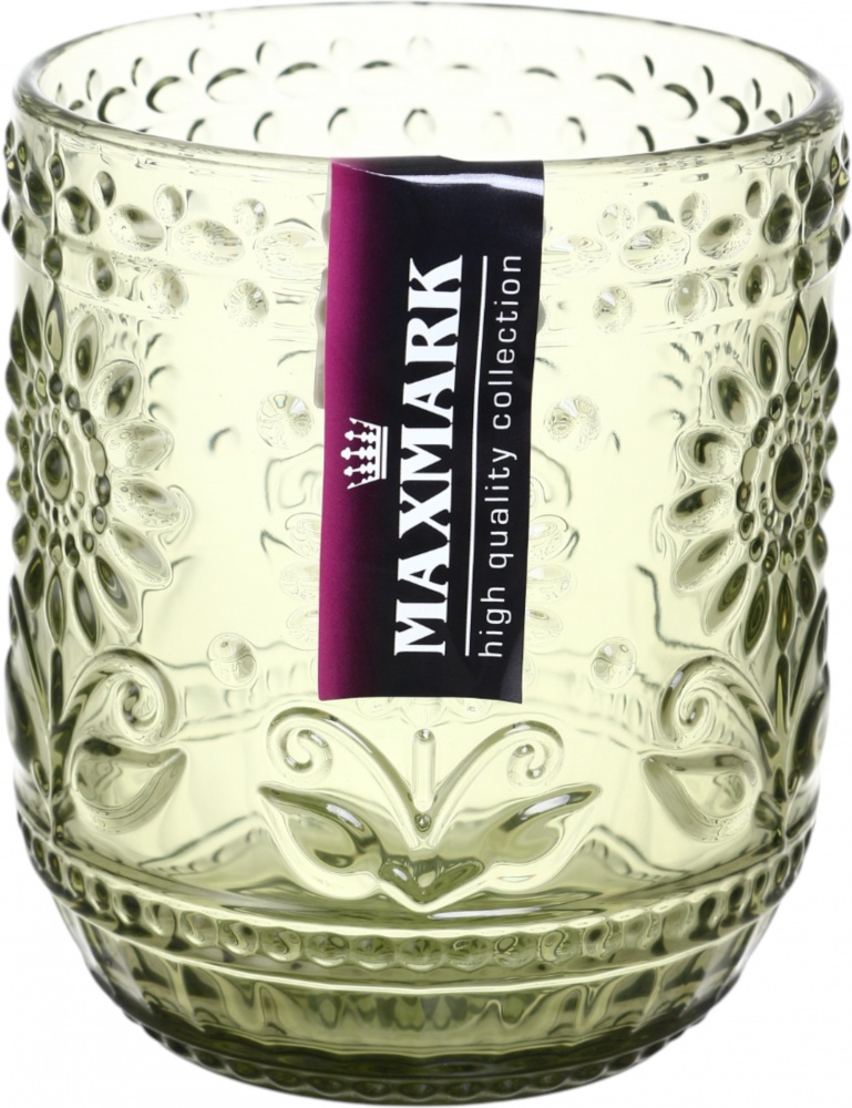 Стакан низкий Maxmark Sunflower зелёный 360 мл 1 шт.