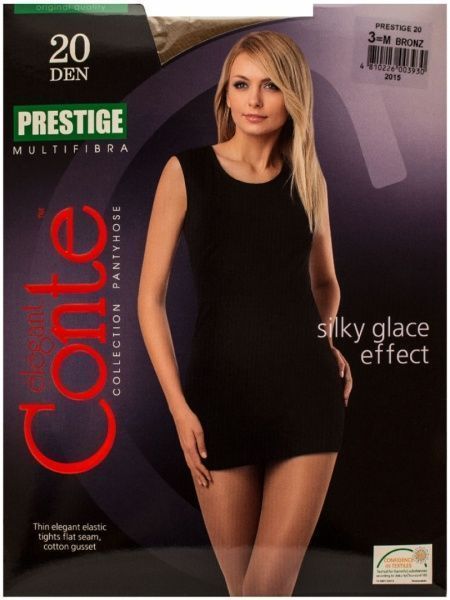 Колготки Conte PRESTIGE 20 den bronz р. 5 бронзовый 