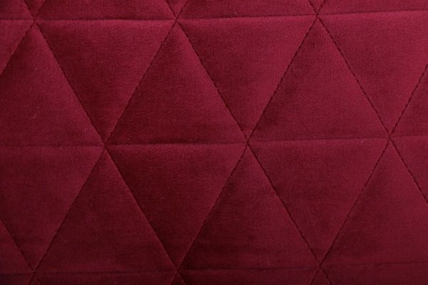 Подушка декоративная Velvet Ромбы 45x45 см бордовый La Nuit 