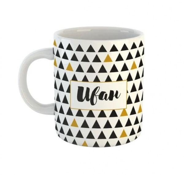 Чашка Black&Gold «Иван» Be Happy