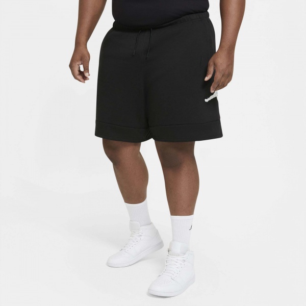 Шорти Jordan J JUMPMAN AIR FLC SHORT CK6707-010 р. 2XL чорний
