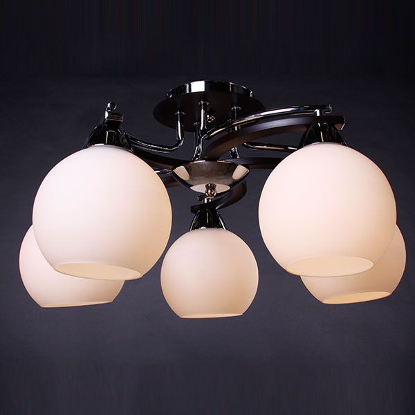 Люстра потолочная Victoria Lighting 5xE27 хром Sirius/PL5 