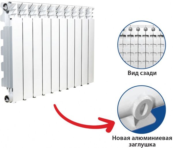 Радіатор алюмінієвий Nova Florida DESIDERYO B3 500/100