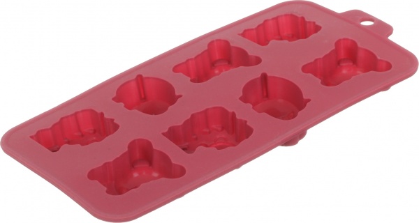 Форма для конфет Magic Ring Зоо на 8 шт бордо Flamberg Smart Kitchen