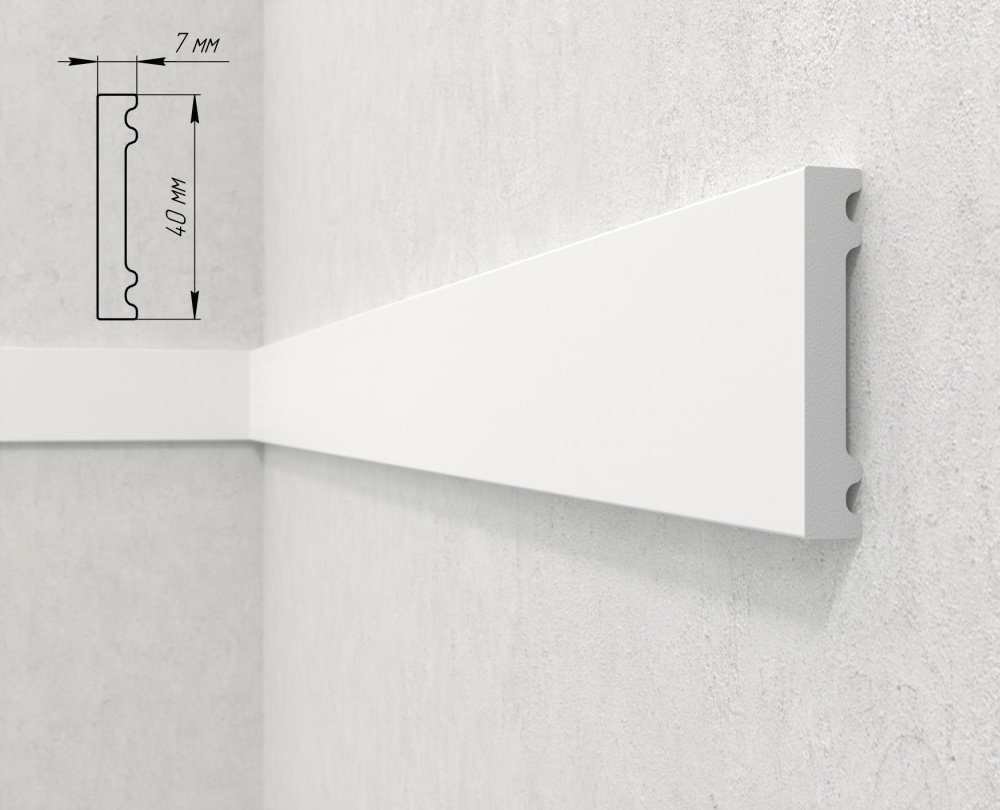 Молдинг 164-115 2800x7x40мм