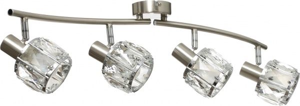 Спот Accento lighting ALIN-Geneva-4 4x40 Вт E14 сатин 