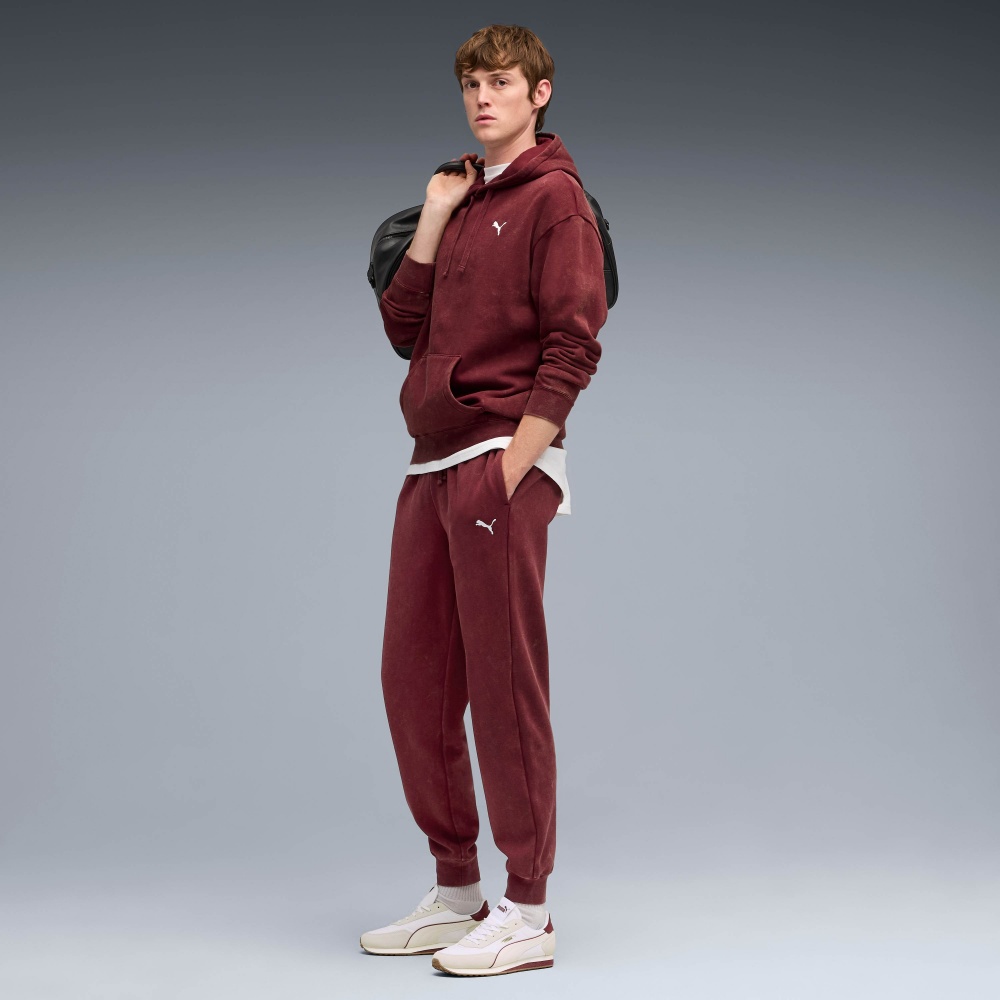 Джемпер Puma ESS ELEVATED Relaxed Wash Hoodie FL 68804996 р.S бордовий