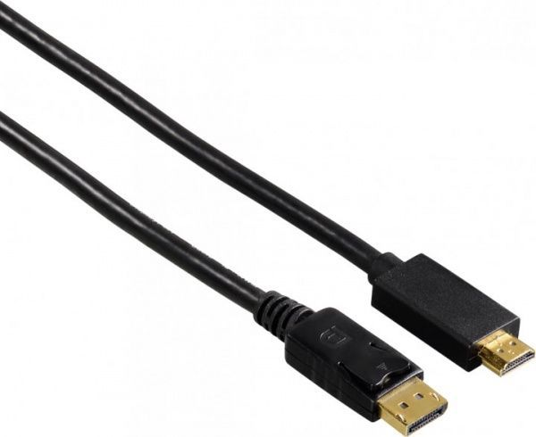 Кабель Hama DisplayPortI – HDMI Premium Ultra HD 1,8 м чорний (00122214) 