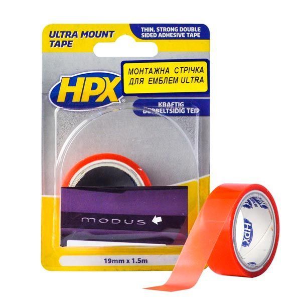 Монтажная двусторонняя лента HPX Ultra Mount ZC10 19x0,2 мм 5 м прозрачный