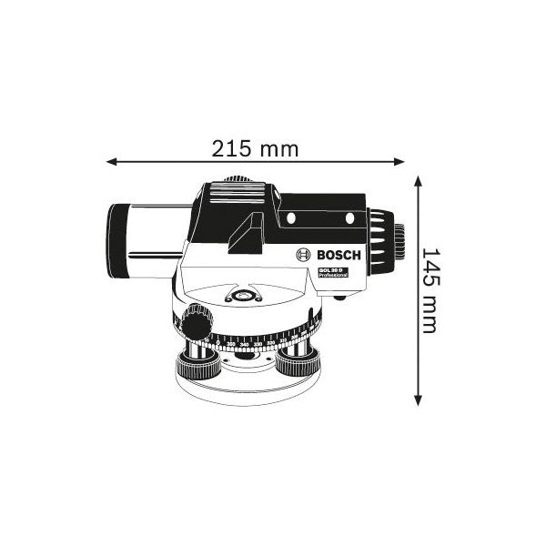Нивелир оптический Bosch Professional   GOL 20 D 0601068400