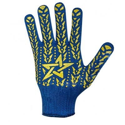 Рукавички Doloni з покриттям ПВХ крапка XL (10) 587