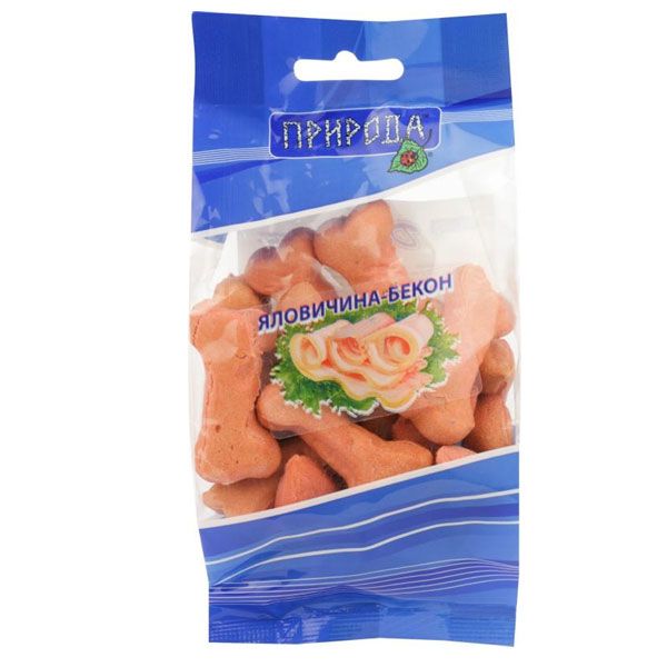 Лакомство Природа Говядина и бекон 100 г PR240340