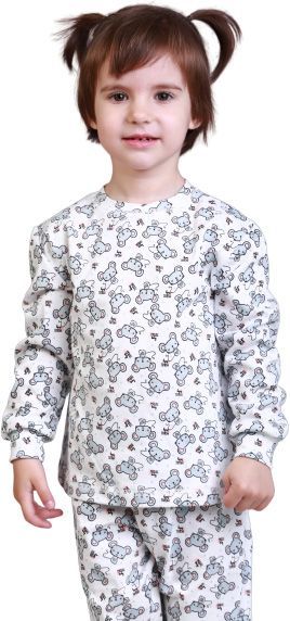 Піжама дитяча Beezy принт мишки р.110 білий 0118 