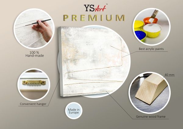 Картина Золота стрічка 70x140 см Юрис Проф Арт 