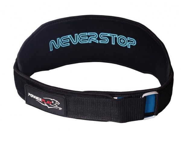 Пояс для важкої атлетики PowerPlay M чорно-синій 5545 