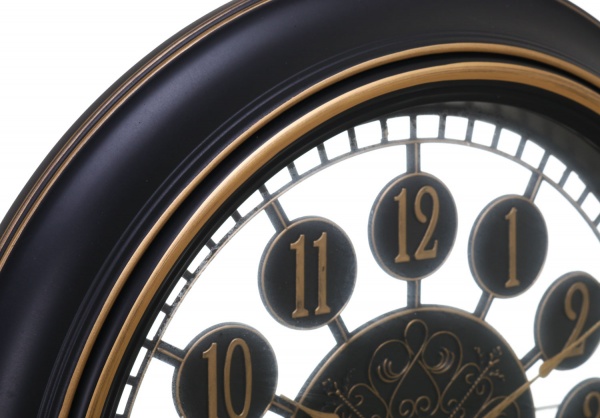 Часы настенные Ticker черный 57,5x43,5 см