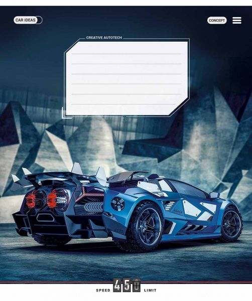 Зошит шкільний B5 12 аркушів у клітинку STAR