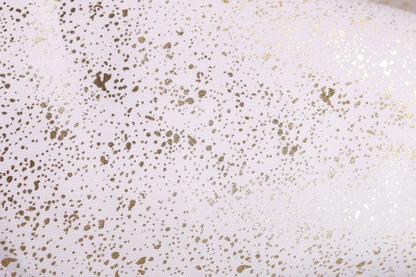 Скатерть Puntos 140x220 см кремовый с золотым Luna 