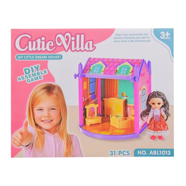 Будиночок для ляльок з лялькою ABL1013