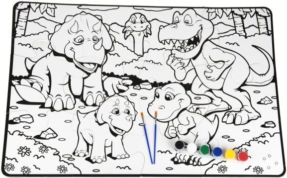 Розмальовка-пазл Same Toy Динозаври 2101Ut