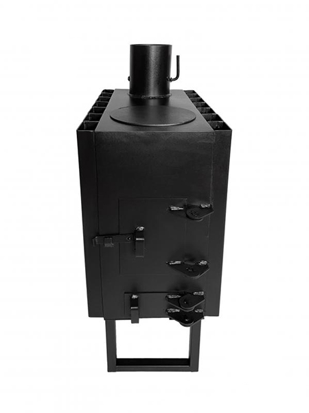 Печь-буржуйка BP-100RV с радиатором и варочной поверхностью