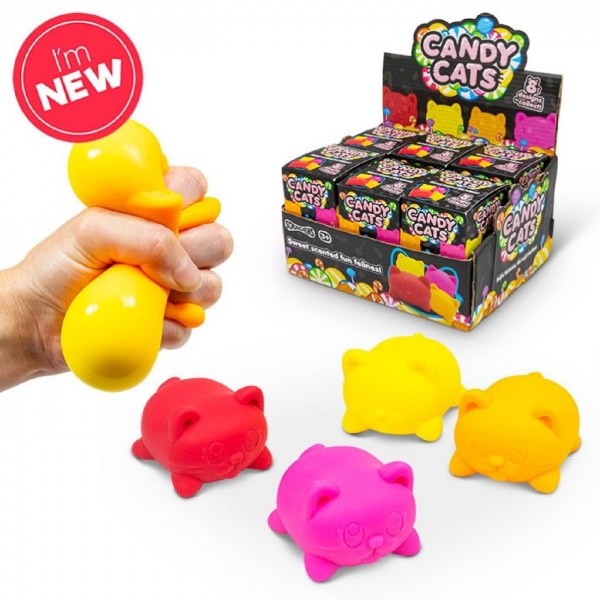 Іграшка-антистрес OneForFun Сквіш Неонові Кошенята з ароматом 38670
