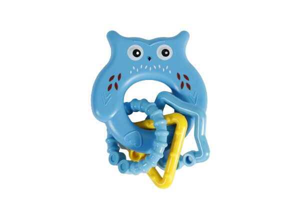 Іграшка-брязкальце Lindo Сова з кільцями 1618